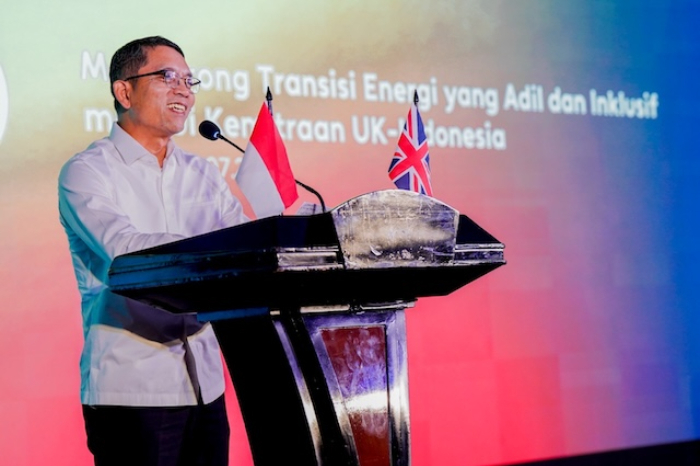 Dadan Kusdiana, Sekretaris Jenderal Kementerian ESDM, menyampaikan pernyataannya dalam gelaran MENTARI Day yang berlangsung di Jakarta pada 3 Juli 2025.