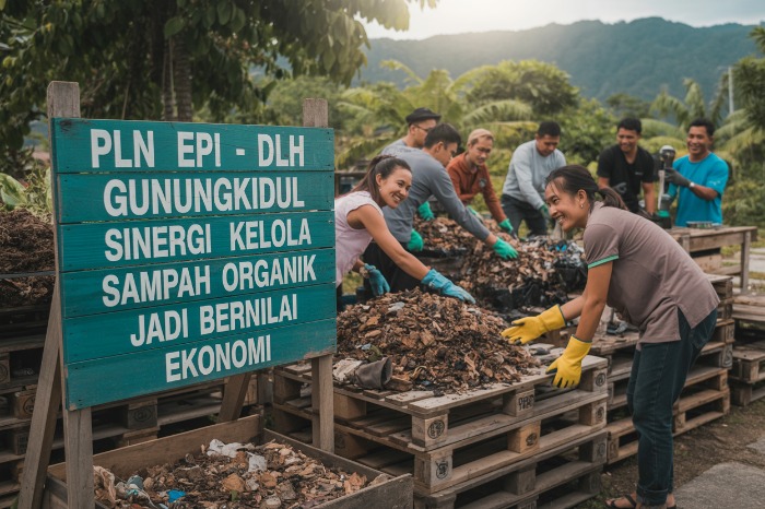PLN EPI melalui program TJSL menghadirkan pelatihan budidaya maggot BSF di Gunungkidul sebagai solusi pengelolaan sampah organik rumah tangga. Program ini mendorong ekonomi sirkular, memberdayakan masyarakat, serta membuka peluang usaha baru dengan mengubah limbah dapur menjadi pakan ternak dan pupuk organik bernilai jual.