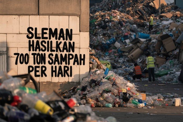 Sleman hasilkan 700 ton sampah per hari. DLH dorong warga pilah sampah, terapkan 3R, dan manfaatkan teknologi magot serta biopori.