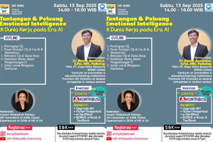 GNIK Bogor Raya gelar webinar bedah kecerdasan emosional di era AI, EQ disebut lebih penting dari IQ dalam menghadapi tantangan digital.