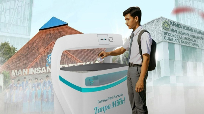 Mengenal Srikandi, robot pemilah sampah pintar karya alumni MAN IC Serpong. Gabungan AI dan IoT untuk solusi sampah masa kini.