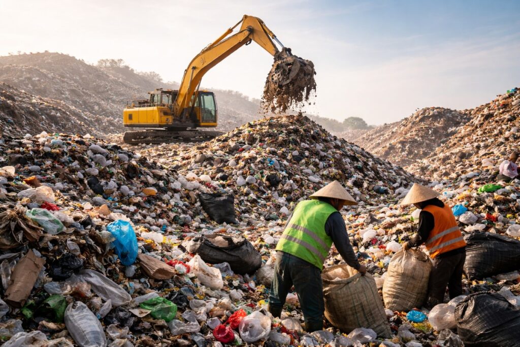 Pemkab Bekasi melalui Sekretaris Daerah Kabupaten Bekasi, Endin Samsudin menyiapkan dua skema penanganan sampah di TPA Burangkeng melalui kerja sama pihak ketiga dan program PSEL berbasis energi listrik.